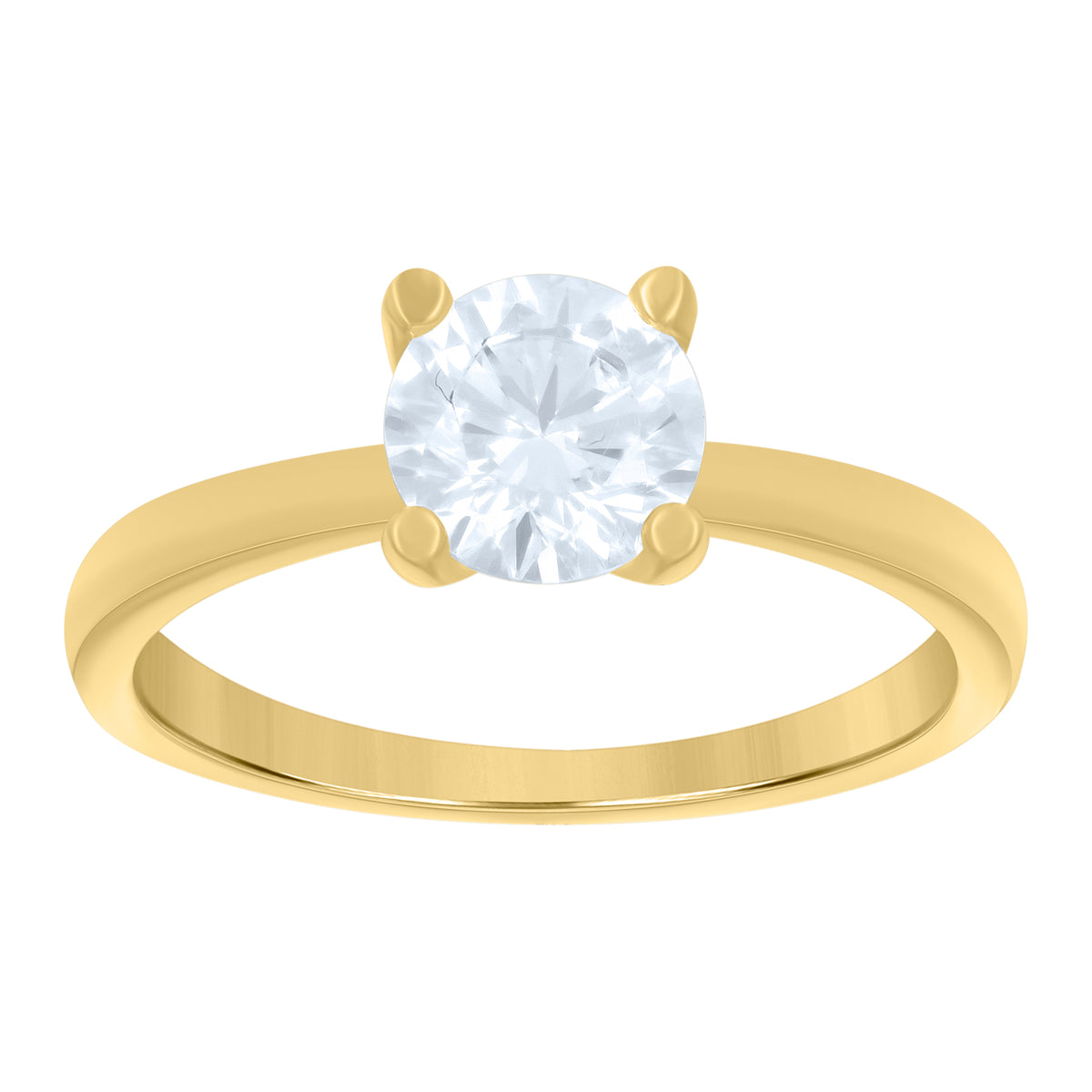 14K Gold Cubic Zirconia Ring