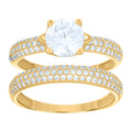14K Gold Cubic Zirconia Ring