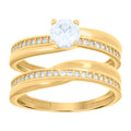 14K Gold Cubic Zirconia Ring