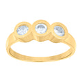 10K Yellow Gold Baby Cubic-Zirconia Fashion Ring