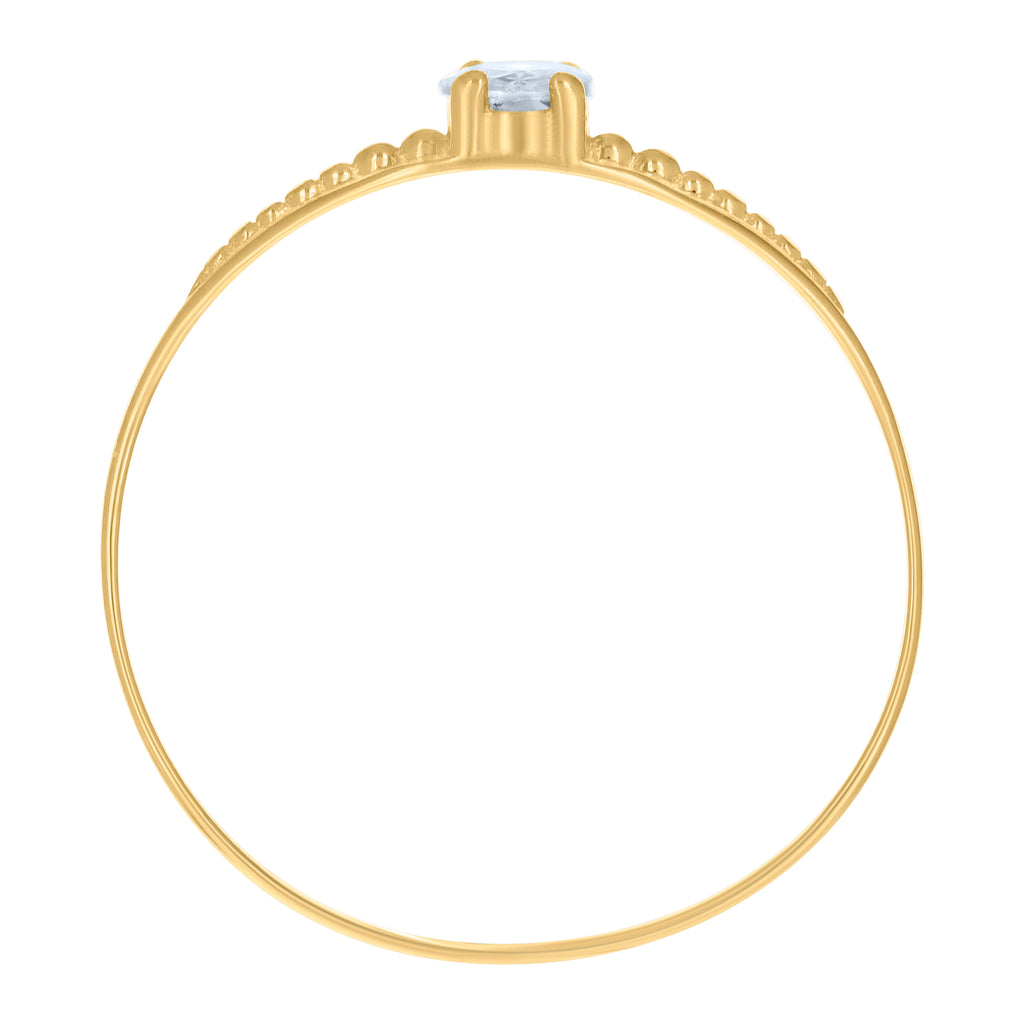 14K Gold Baby Ring