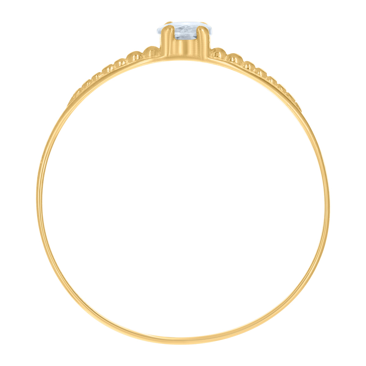 14K Gold Baby Ring