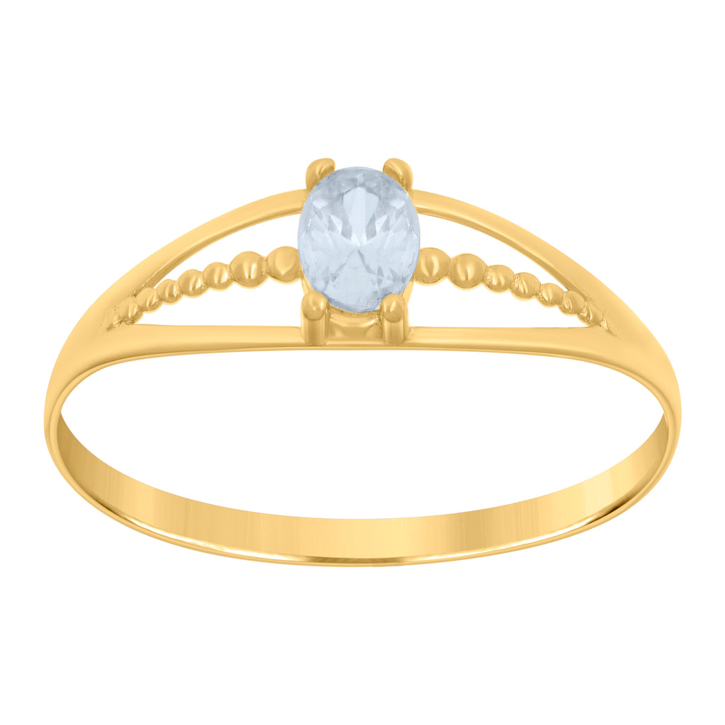 14K Gold Baby Ring