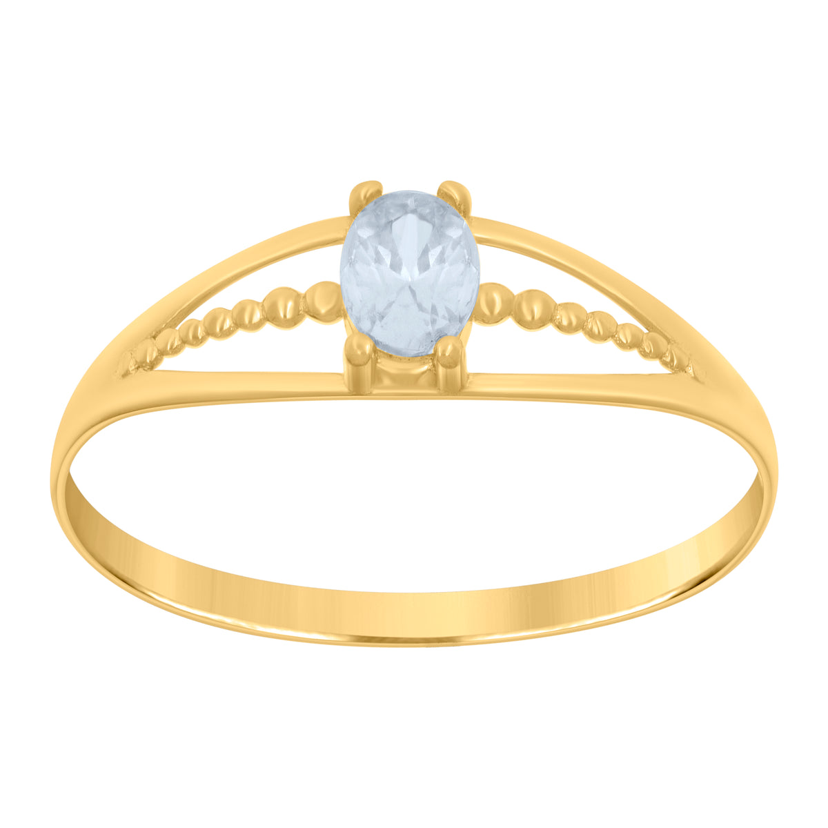 14K Gold Baby Ring