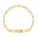 14K Gold Bracelet 6"