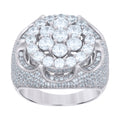 925 Sterling Silver Mens Cubic-Zirconia Fashion Ring