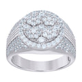 925 Sterling Silver Mens Cubic-Zirconia Fashion Ring