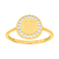 14K Gold Cubic Zirconia Ring