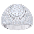 925 Sterling Silver Mens Cubic-Zirconia Fashion Ring