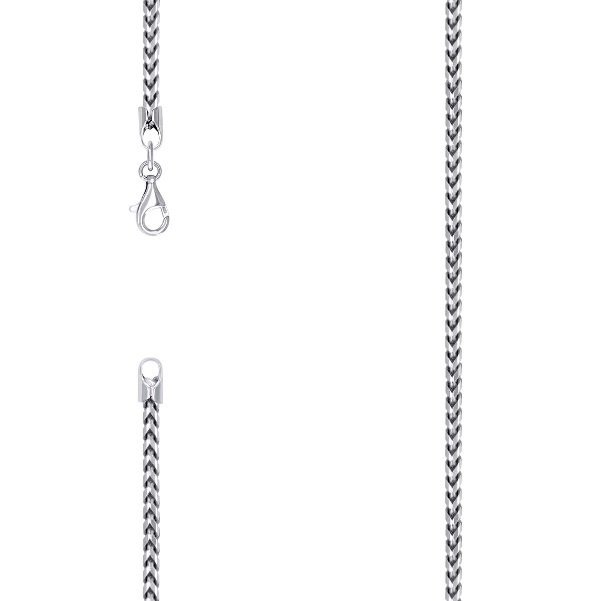925 Silver Solid Franco Chain 2.5mm-24