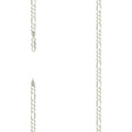 925 Silver Super Flat Figaro Chain 4.9mm-22"