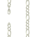 925 Silver Super Flat Figaro Chain 12mm-20"
