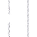 925 Silver Super Flat Figaro Chain 4.9mm-24"