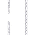 925 Silver Super Flat Figaro Chain 7.8mm