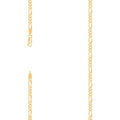 925 Silver Super Flat Figaro Chain 3.9mm