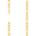 925 Silver Super Flat Figaro Chain 8.9mm-8"