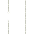 925 Silver Solid Classic Figaro 2.0mm-24"