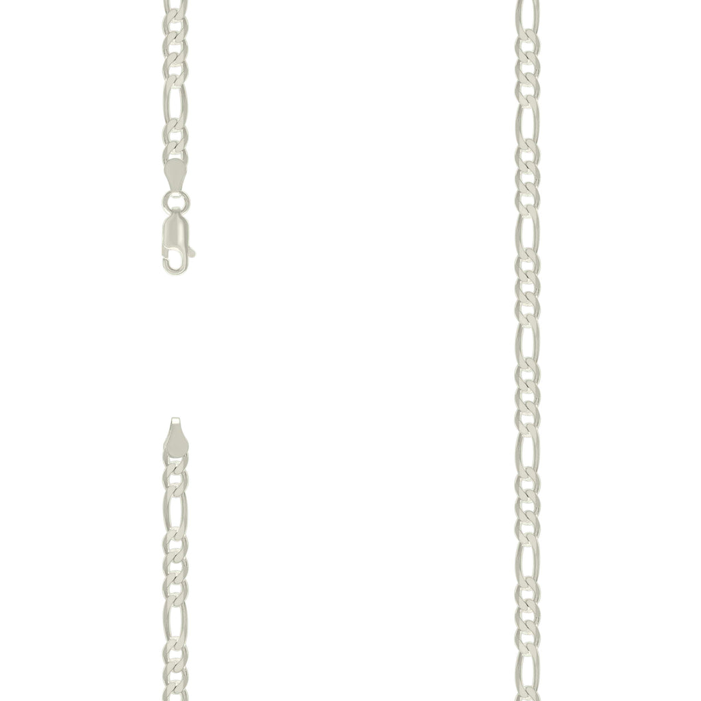 925 Silver Solid Classic Figaro 5.0mm-16"