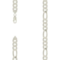925 Silver Solid Classic Figaro 9.5mm-20"