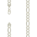 925 Silver Solid Classic Figaro 13.0mm-26"