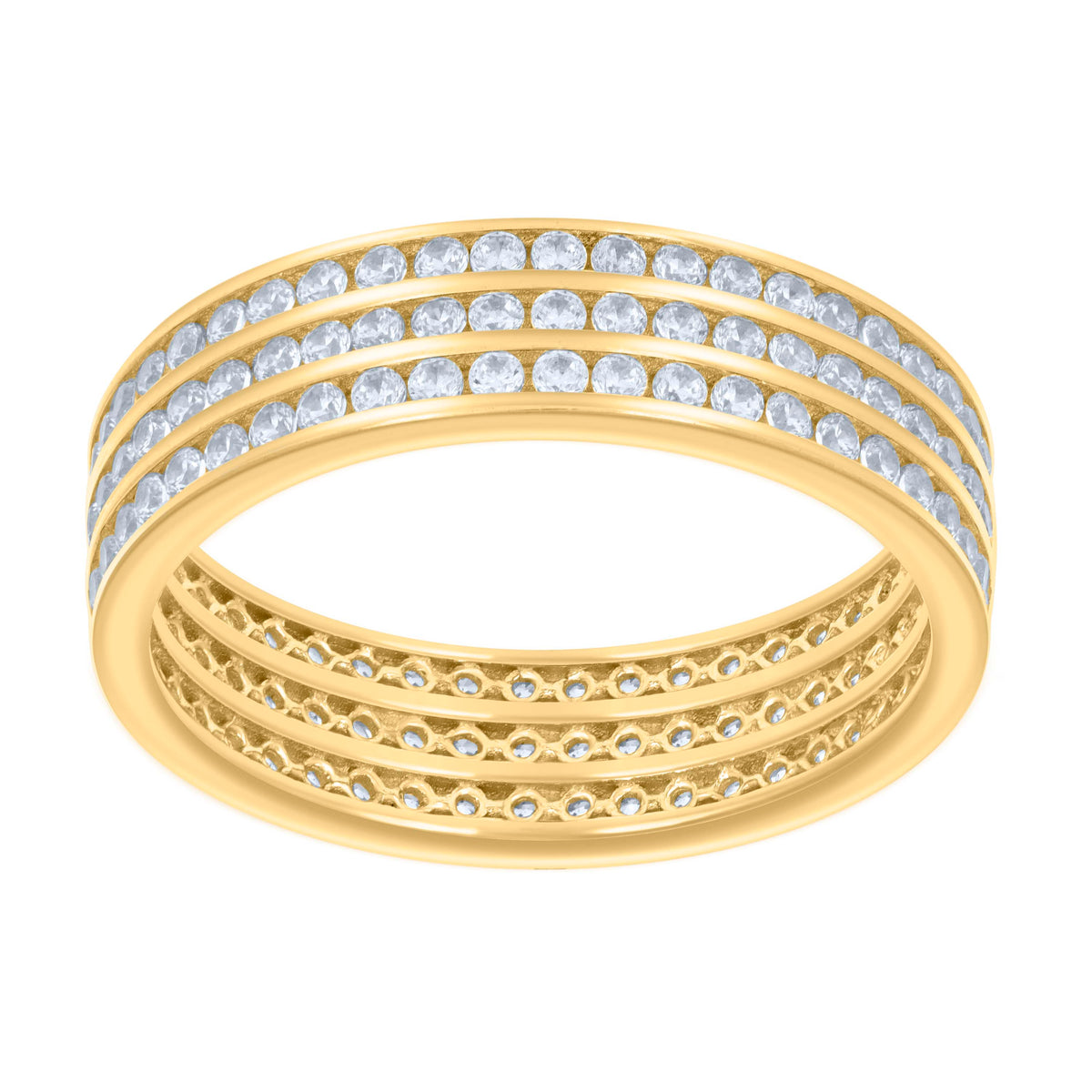 14K Gold Cubic Zirconia Ring