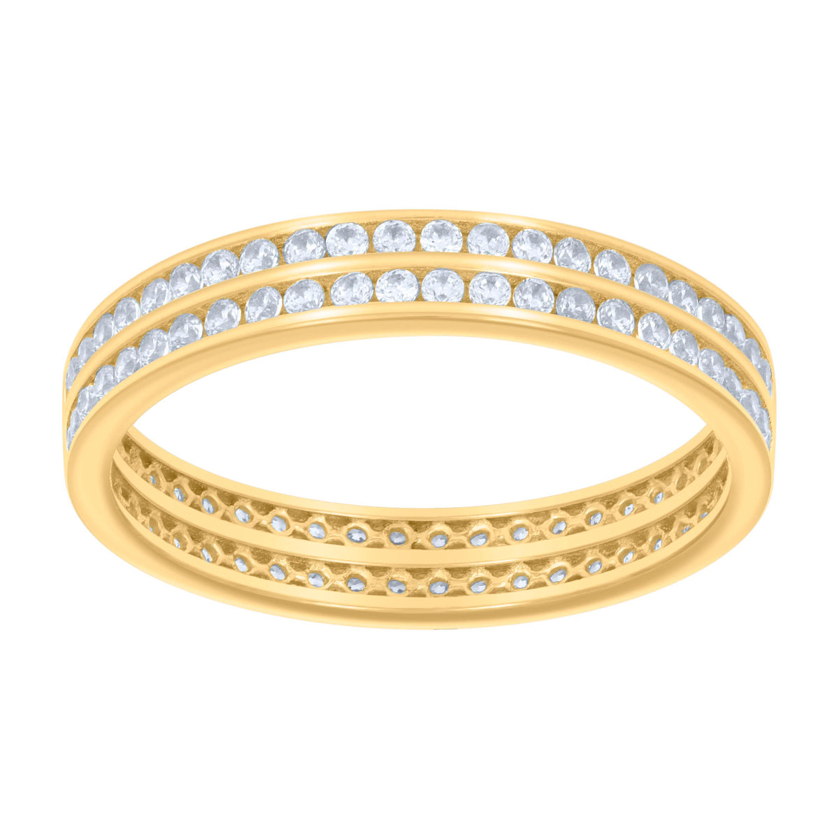 14K Gold Cubic Zirconia Ring