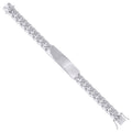 925 Sterling Silver Mens ID Bracelet