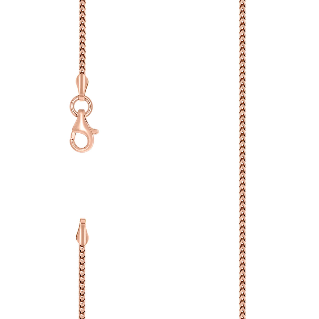 925 Silver Solid Franco Chain 1mm-24
