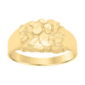 14K Gold Nugget Ring