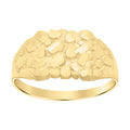14K Gold Nugget Ring