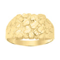 14K Gold Nugget Ring