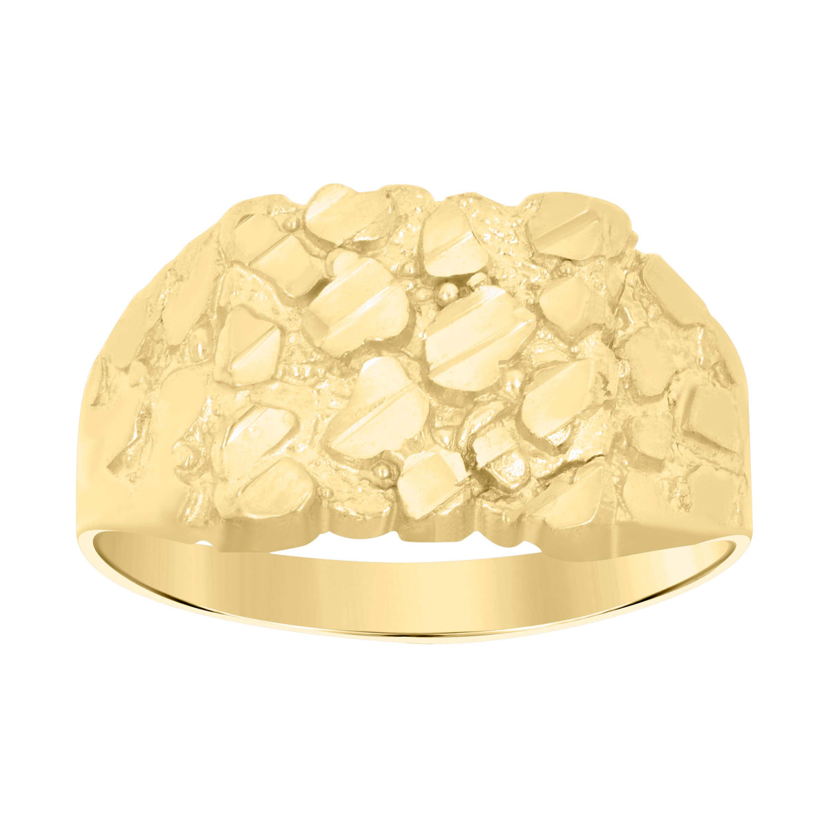 14K Gold Nugget Ring