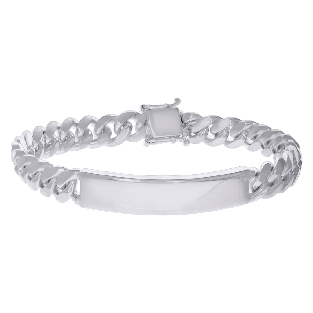 925 Sterling Silver Mens ID Bracelet