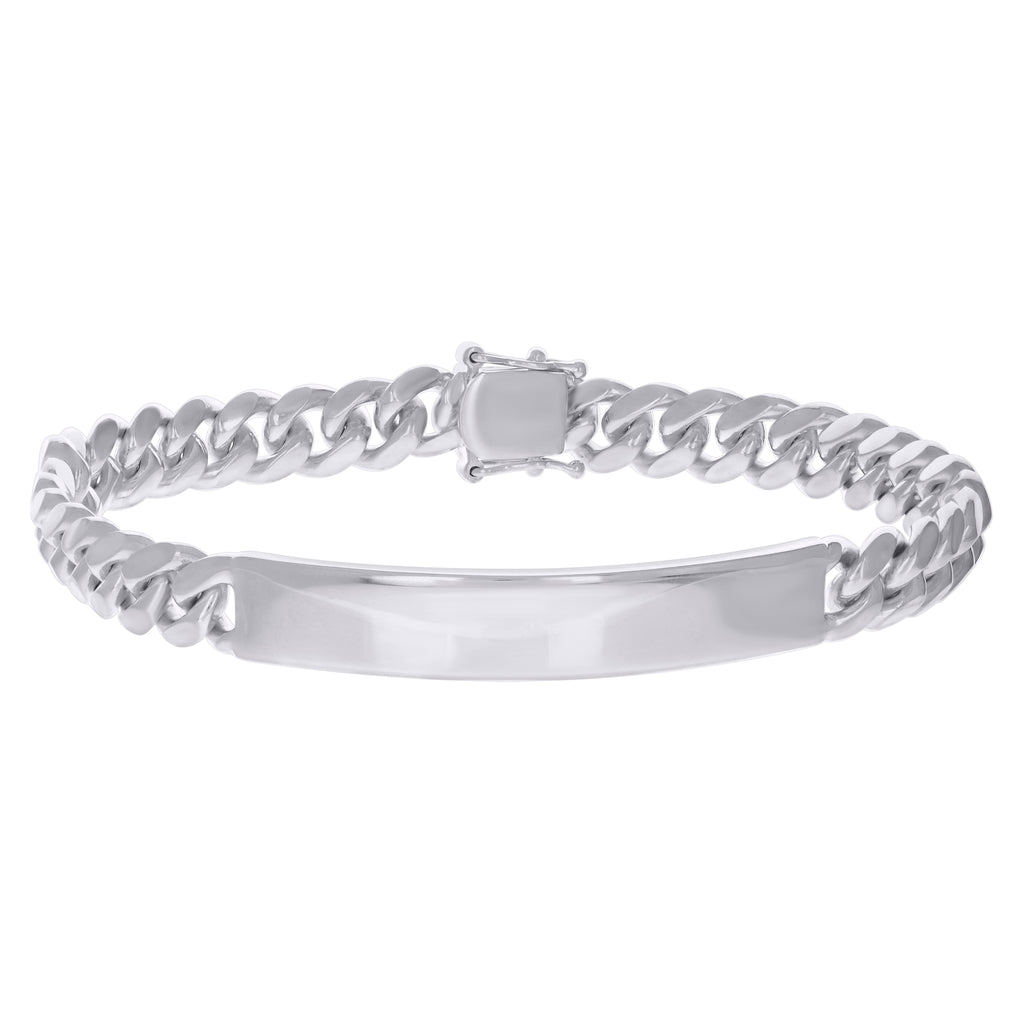 925 Sterling Silver Mens ID Bracelet