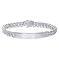 925 Sterling Silver Mens ID Bracelet