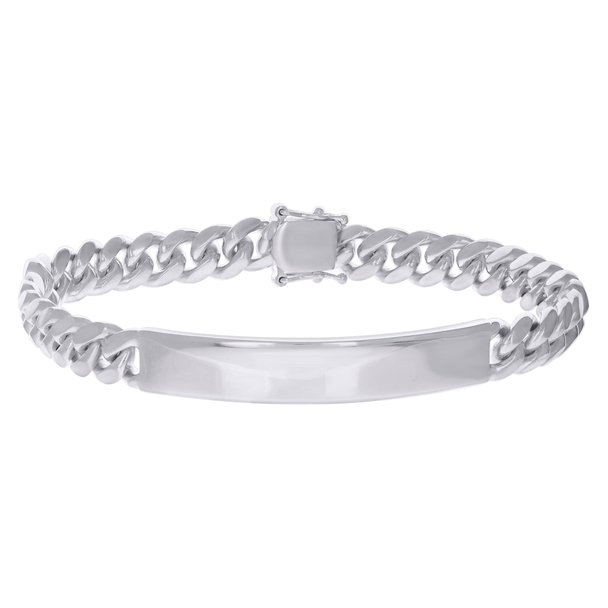 925 Sterling Silver Mens ID Bracelet