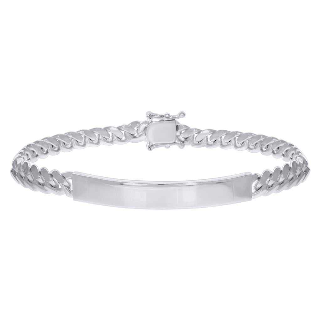 925 Sterling Silver Mens ID Bracelet