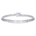 925 Sterling Silver Mens ID Bracelet