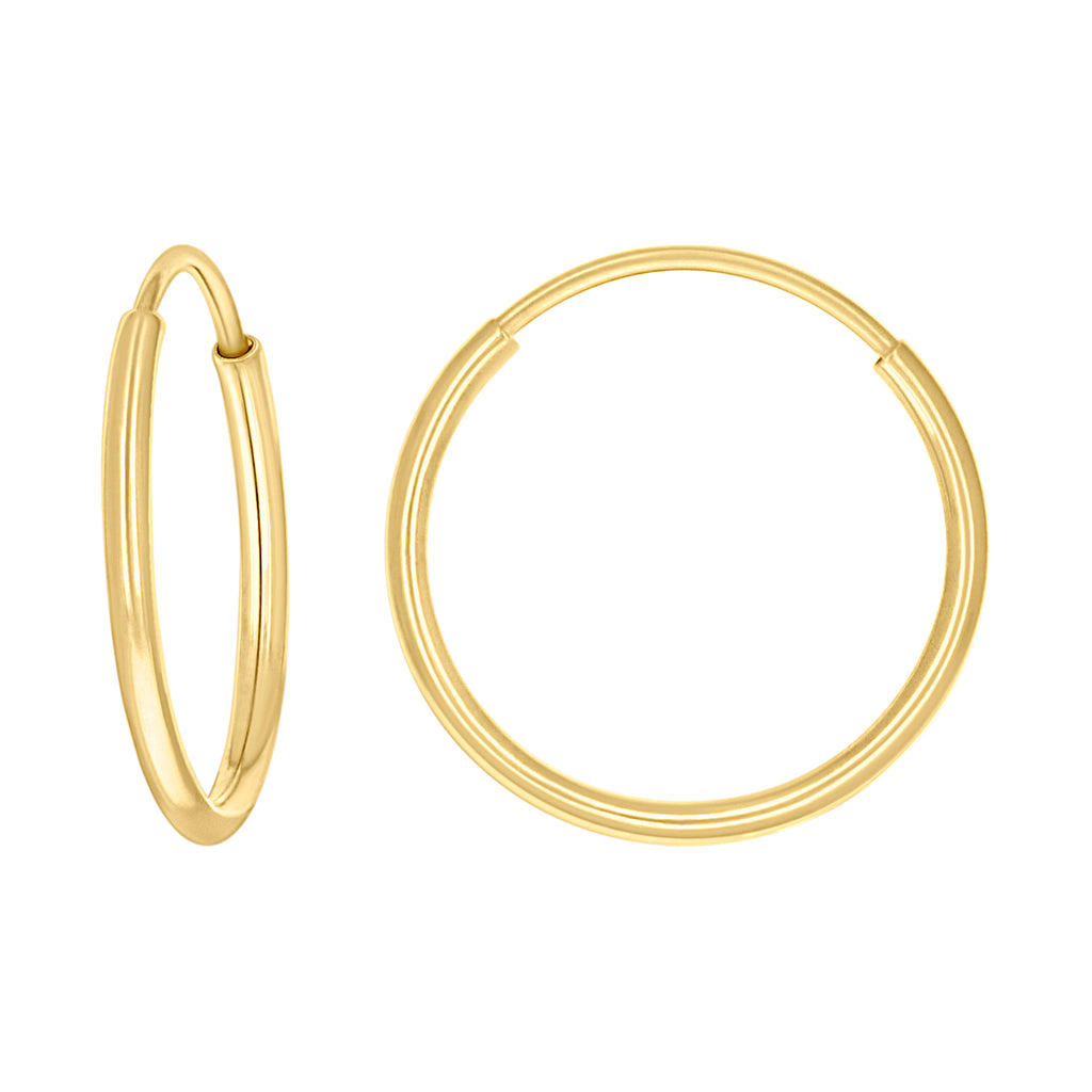 14K Gold Hoop Earring