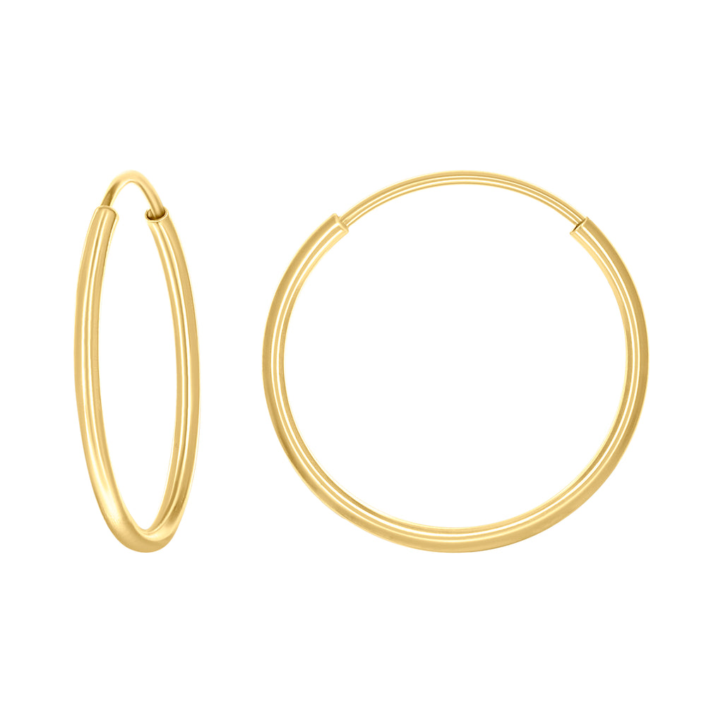 14K Gold Hoop Earring