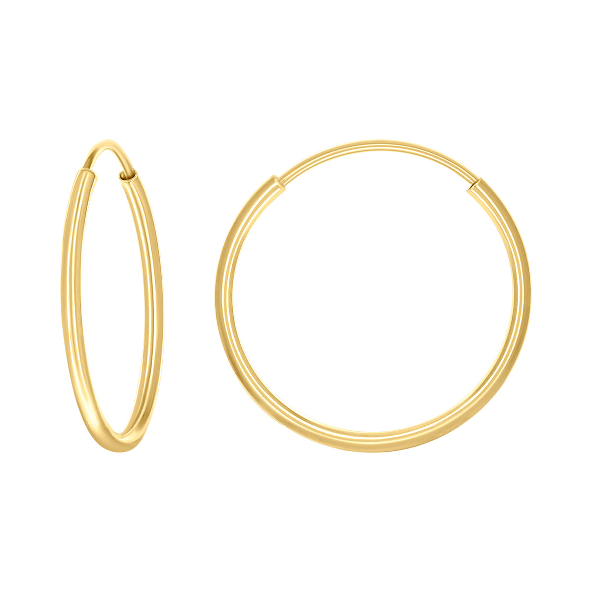 14K Gold Hoop Earring