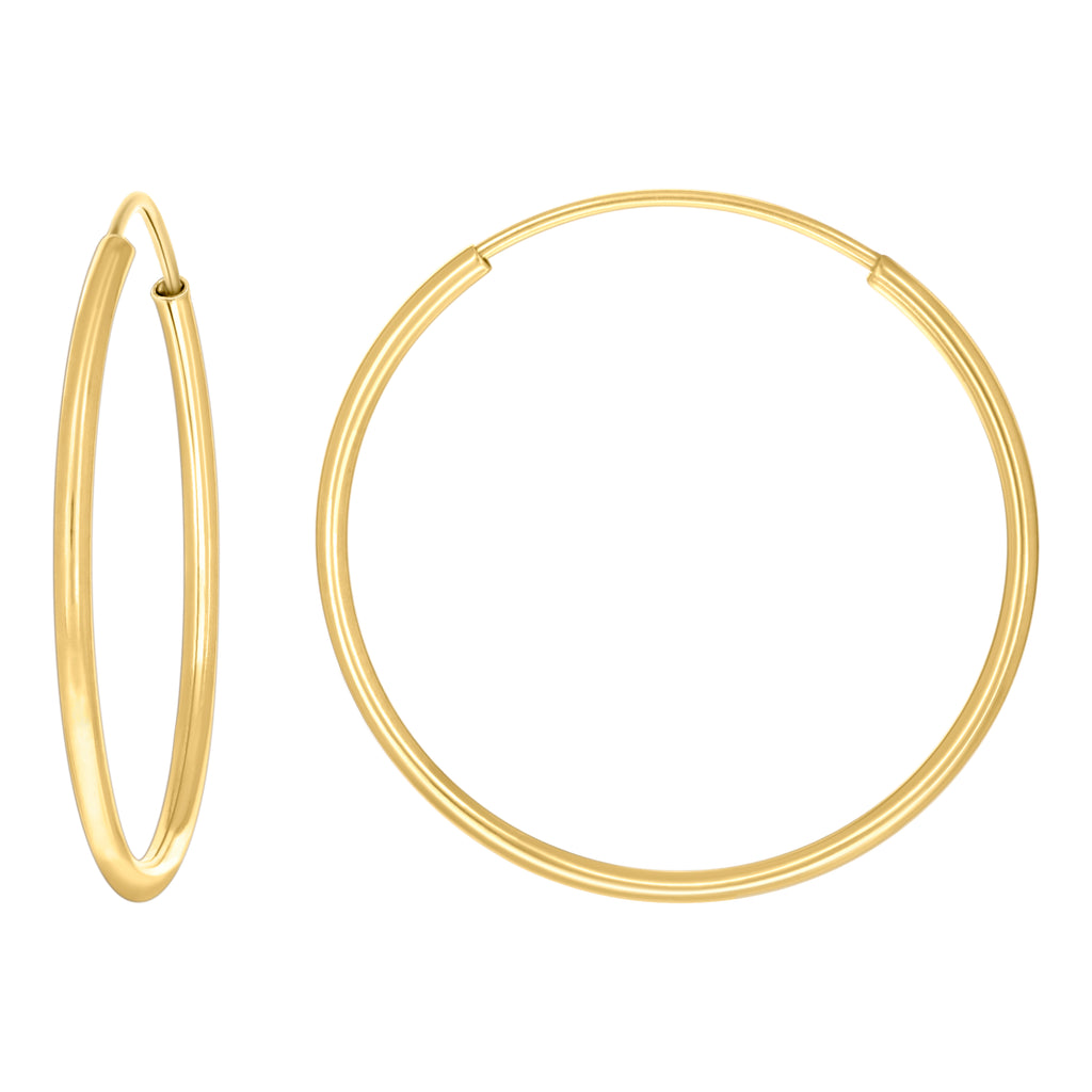 14K Gold Hoop Earring