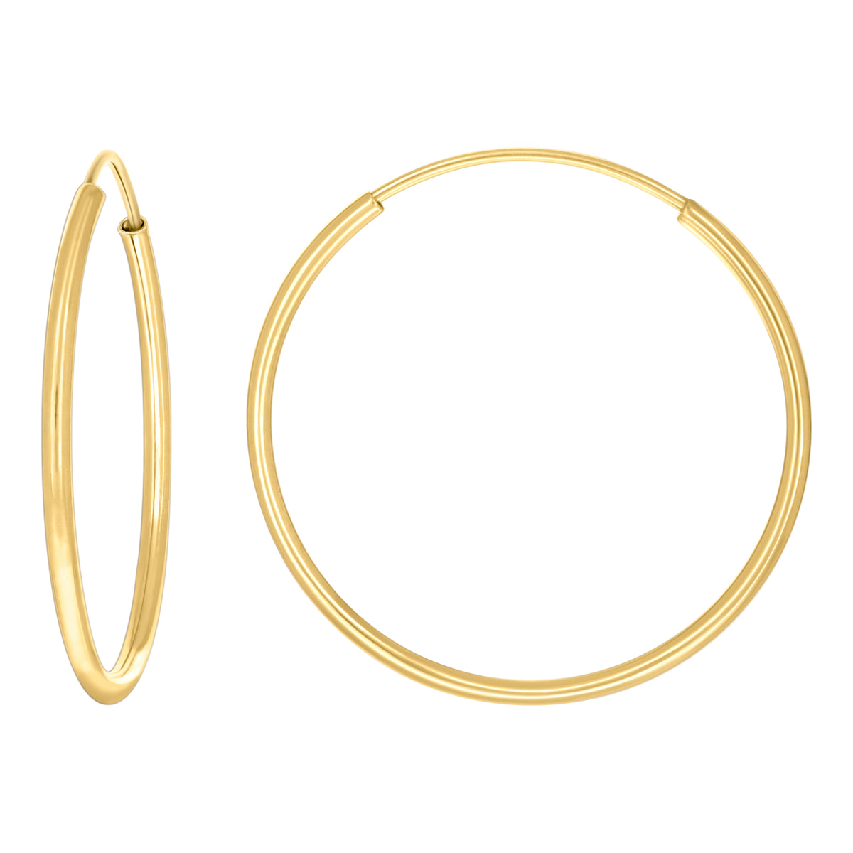 14K Gold Hoop Earring