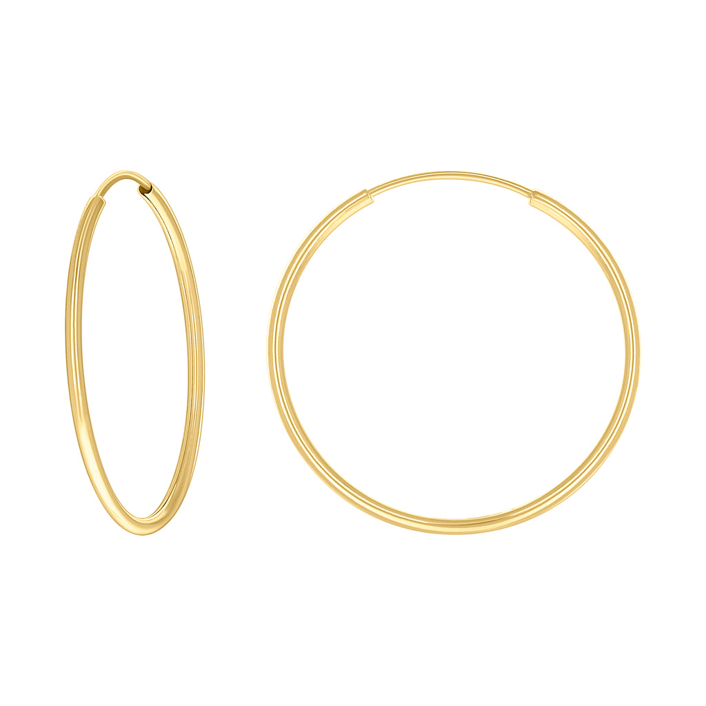 14K Gold Hoop Earring