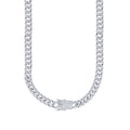 925 Sterling Silver 5.40ct Moissanite 12mm Miami Cuban Chain Bracelet Size 7 Inches