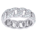 925 Sterling Silver Womens Moissanite 1.21Ct Fashion Ring Size 9