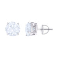 925 Sterling Silver Womens 5.2ct Moissanite Fashion Stud Earrings
