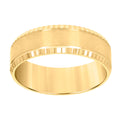 14K Gold Band Ring 8mm-12