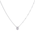 925 Sterling Silver Womens Religious Charm Necklace