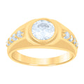10K Yellow Gold Baby Cubic-Zirconia Fashion Ring